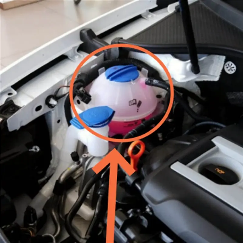 Leading-Edge-2X Car Engine Radiator Coolant Reservoir Tank Bottle 1K0121407A For VW Golf MK6 Jetta MK5 Tiguan Passat CC