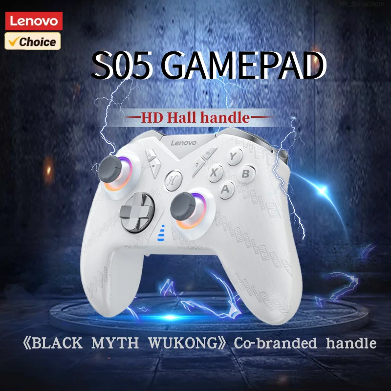 Lenovo S05 New Wireless Bluetooth Controller for Black Myth Wukong for Nintendo Switch/Switch OLED/Switch Lite/PC/Mobile Gamepad