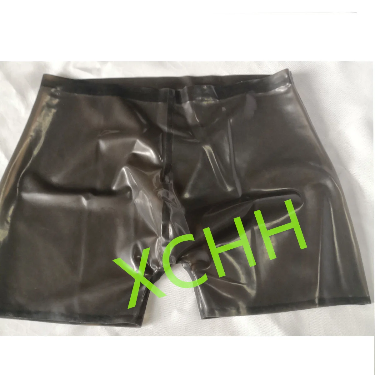 Latex Men Shorts Rubber Briefs Yellow Underpants Male Handmade Boxer Cosplay Costumes Custom Made