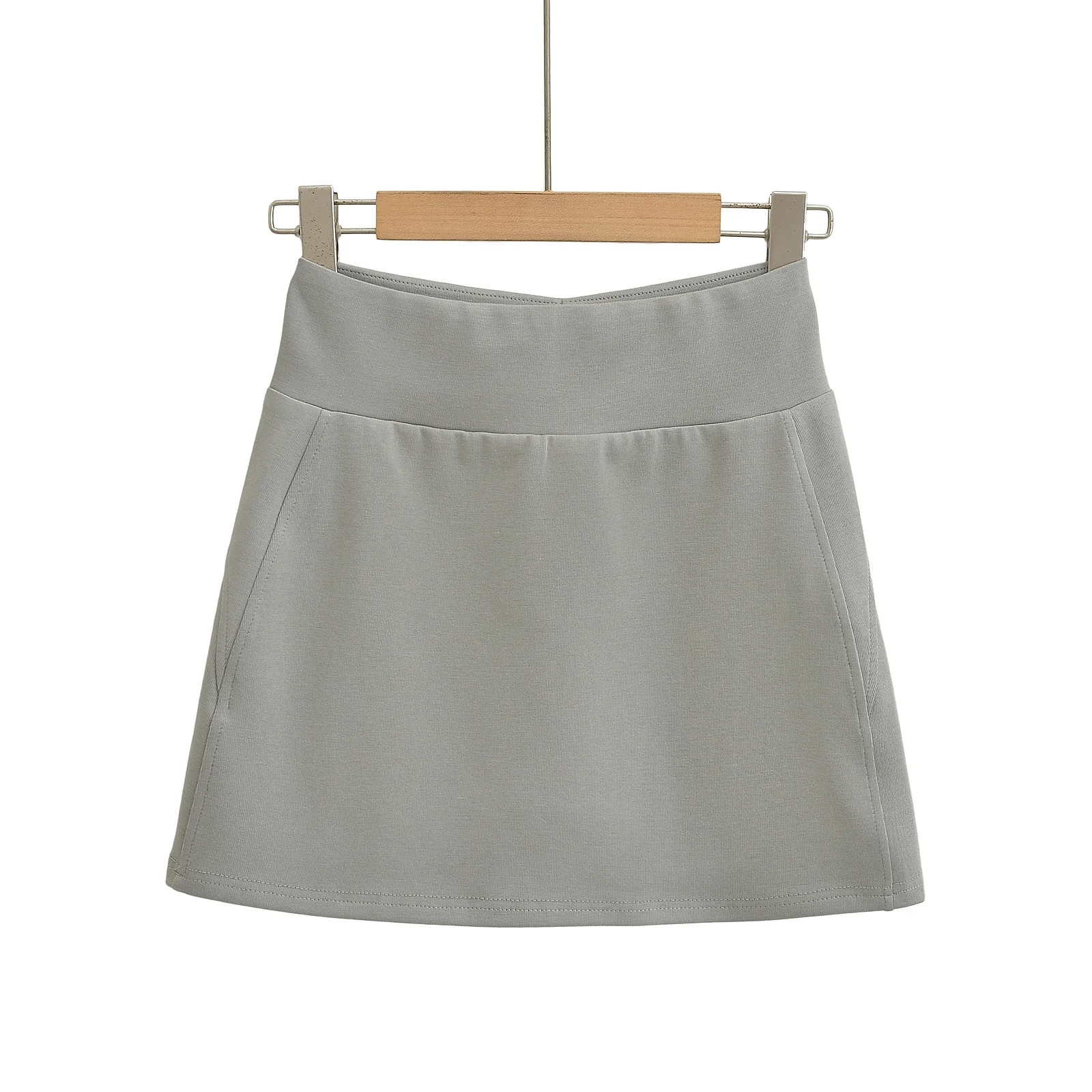 High Waist A-Line  Skirt Body Shaping Sexy Butt Exposure Long Legs Street Style Short Skirt Pure Desirable Trendy Girl