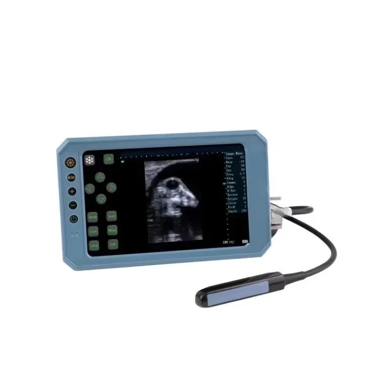 T6 Rectal Probe Bovine Tester Device Handle Veterinary Sonar  Ultrasonic Scanner Farm Usg Bovine Sonar Portable