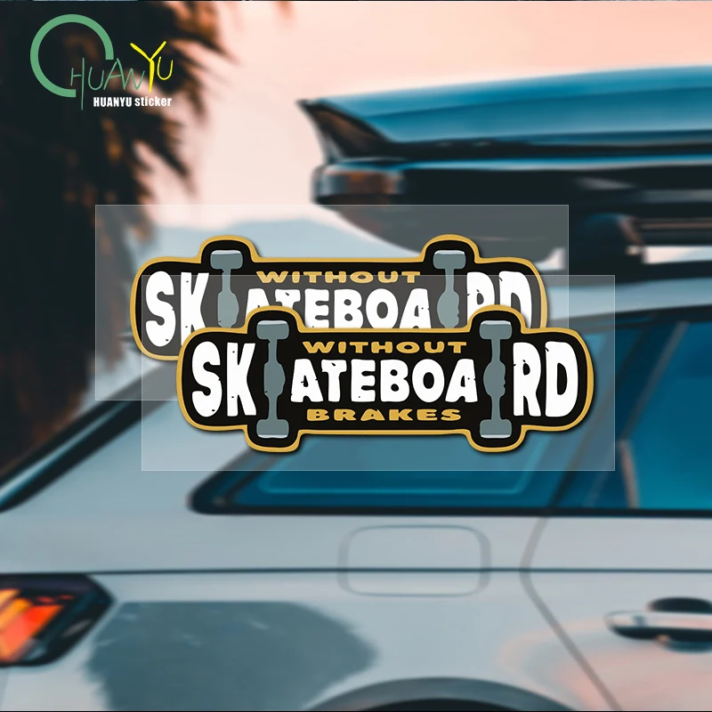 

Креативная текстовая наклейка для экстремальных видов спорта, скейтбордов и автомобилей JDM, персонализированная наклейка для маскировки царапин, защитная наклейка от царапин