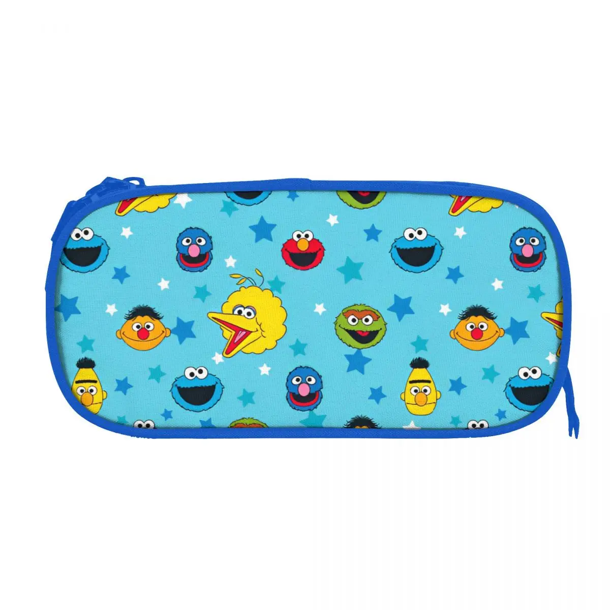 Sesames Streets Pencil Case Cookies Monsters Pencilcases Pen Holder for Girls Boys Large Bag School Supplies Cosmetic Stationery