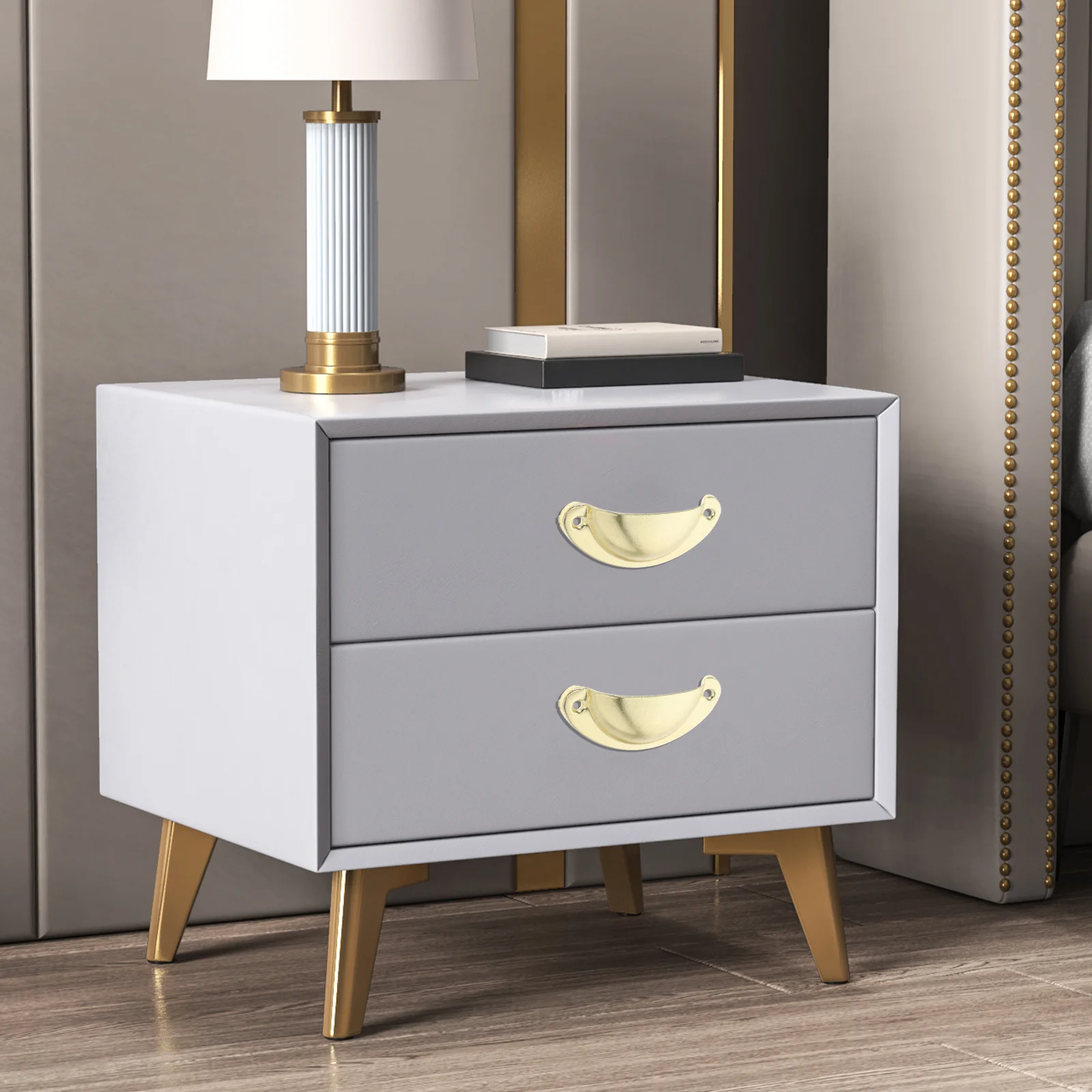 

12Pcs Retro Iron Drawer Pull Handles Half Circle Vintage Cabinet Door Pulls for Dressers Wardrobes Kitchen Cabinet Hardware