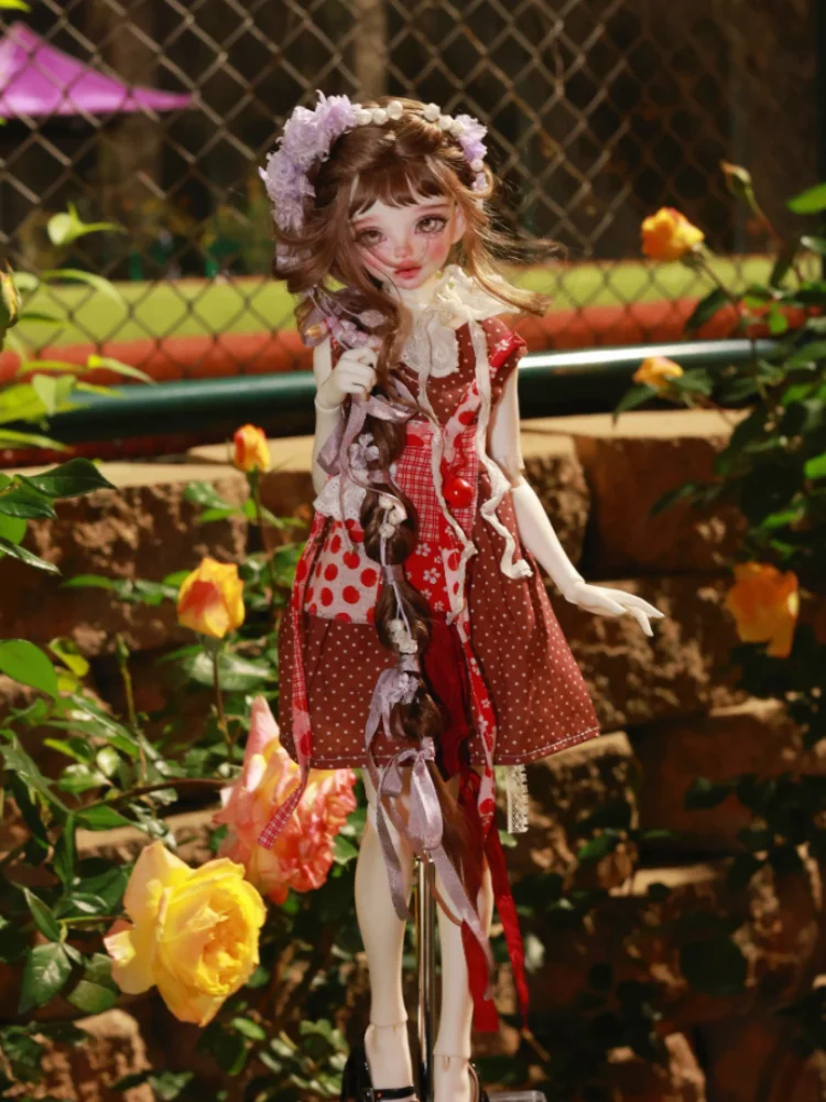 

Новое поступление, одежда для кукол BJD, аксессуары для кукол 1/4, юбка, комплект головных уборов, платье для куклы, подарок, одежда «сделай сам» (без куклы)