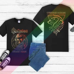 2024 Men T Shirt Casual Sabaton Music Enthusiast T-Shirt Swedish Heathens Graphic Summer Short Sleeve 100% Cotton S-3XL Cool Tee