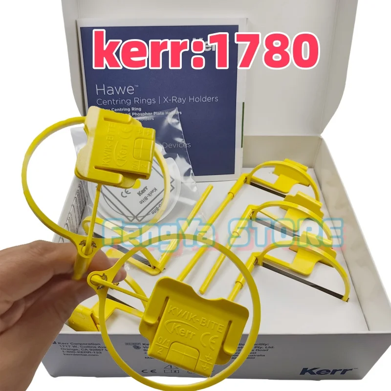 1 Set Kerr REF1780 Hawe Kwik Bite Centring Rings Holder Set Dental x-ray Positioner Holder for X-ray Film & Phosphor and Senor