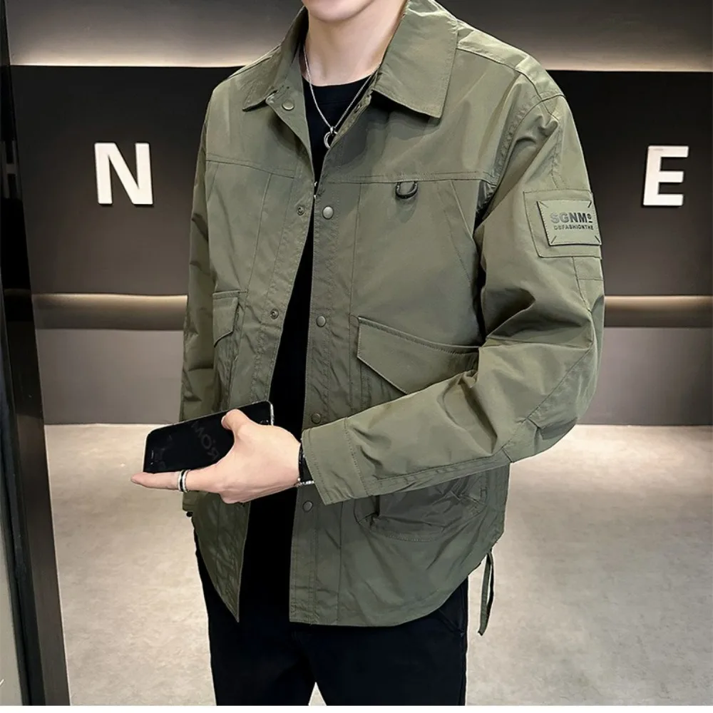 

Men's Charge Jacket Windproof Waterproof Fishing Mountaineering Spring and Autumn Outdoor Jacket Men's Work Clothes