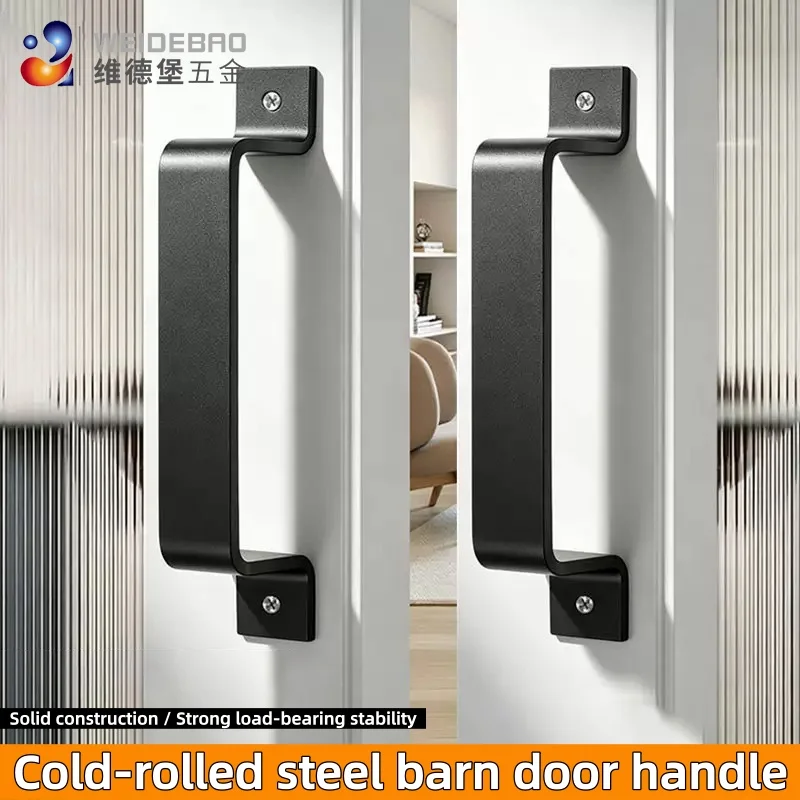 Sliding Barn Door Handle Pull, Cabinet Flush Hardware Set, Wood Interior Door Handle, Furniture Cabinet Door Hardware Accessorie