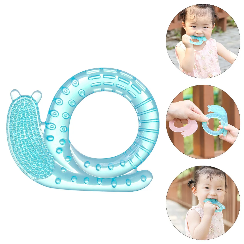 

1pc Silicone Snail Shaped Baby Teether For Infant Molar Relief Gum Protection Eco-Friendly Teething Gift Durable Snail Molar For