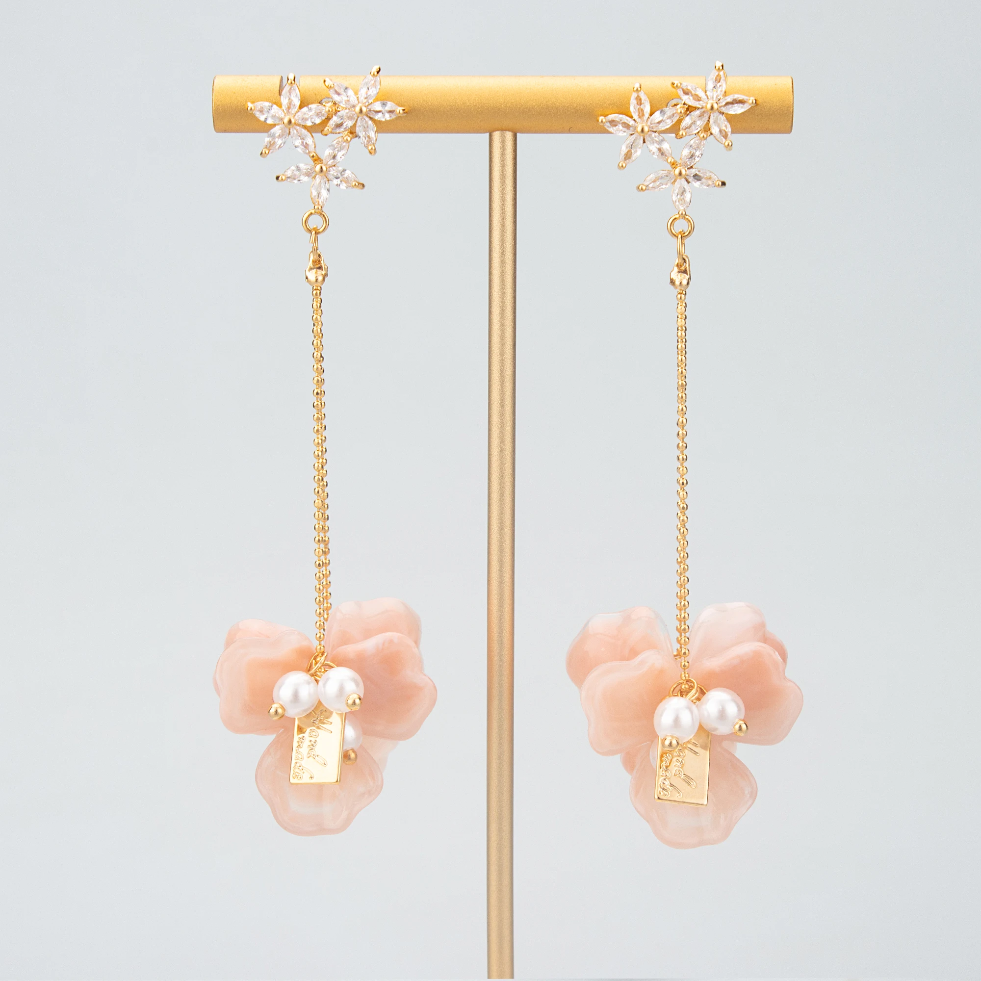 جوريشة MD51 ، اكسسوارات المجوهرات ، اللؤلؤ البلاستيك ، 18k مطلية بالذهب ، النحاس ، يدوية الصنع ، صنع المجوهرات ، السحر ، pendants بها بنفسك المعلقات ، 4 قطعة/الوحدة #3