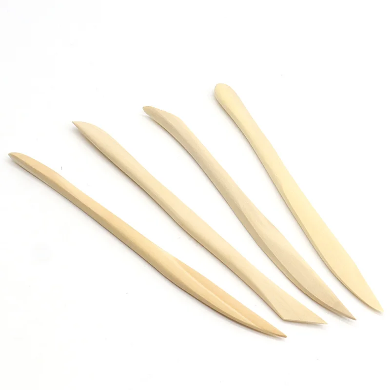 10 PCs Clay Sculpture Tool Set Carving DIY Wooden /Plastic Pottery Knife Tools for Lovers Ceramice Art Craft Shaping Clay Strip