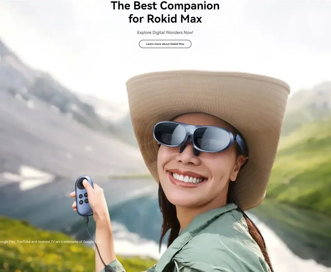 NEW Rokid Station Rokid Max Smart AR Glasses Accessory (Global Version) Supports Google ATV System YouTube Prime Video Dy+