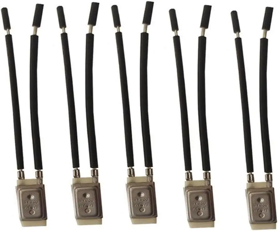 10PCS 17AM Bimetallic Thermostat Switch 40-150C Normally Closed Temperature Controller For Automotive Engine And Lighting Fixtur