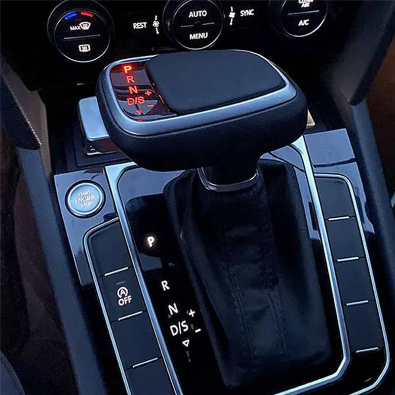 

Excellent-Gear Shift Head White Light LED DSG Shift Knob Center Console Auto Gear Shifter Parts For VW Passat B8 Golf 7 MK6 Tour