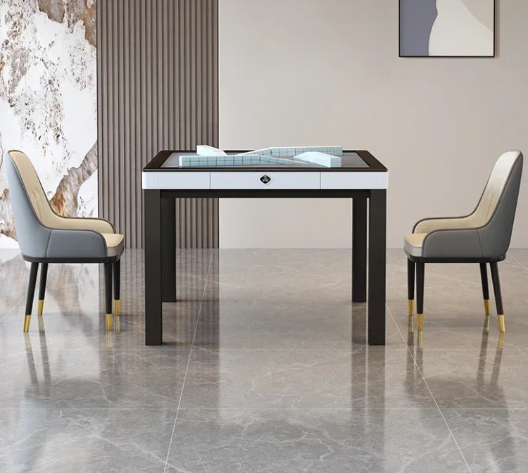 FG43**Full mahjong machine, automatic home dining table, dual-purpose bass free push card roller coaster