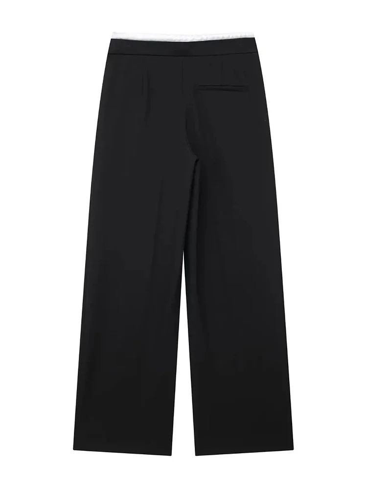 Women's Casual Everyday Pants Simple & Comfortable Black, Khaki, Navy Blue Drawstring Pants