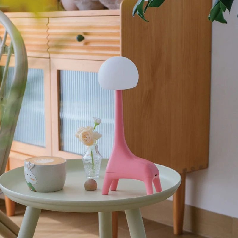 โมเดิร์นสร้างสรรค์กวางรูป Creative Night Light เด็กการเรียนรู้เดสก์ท็อป Eye Protection โคมไฟตั้งโต๊ะขนาดเล็ก