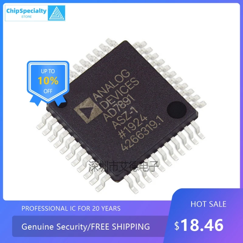 New original AD7891ASZ-1 AD7891 package QFP44 ADC chip