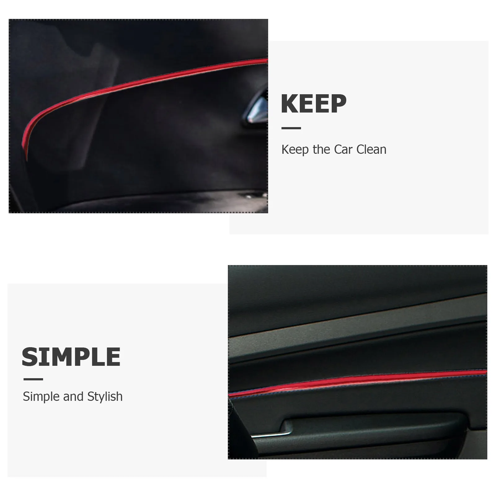 

10M Car Door Trim Decorative Vehicle Interior Gaps Strip Flexible Molding Trim Dashboard Panel Body Automotive Accessories