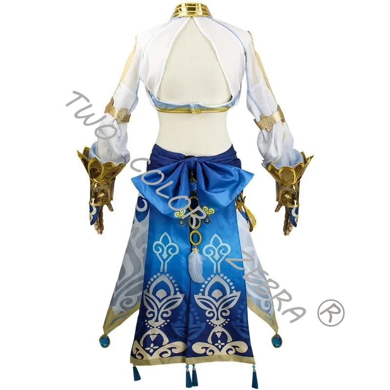 Nilou 코스프레 Kostüm Genshin Impact Karneval 유니폼 애니메이션 할로윈 Kostüme Frauen Spiel angepasst Cosplay Costume