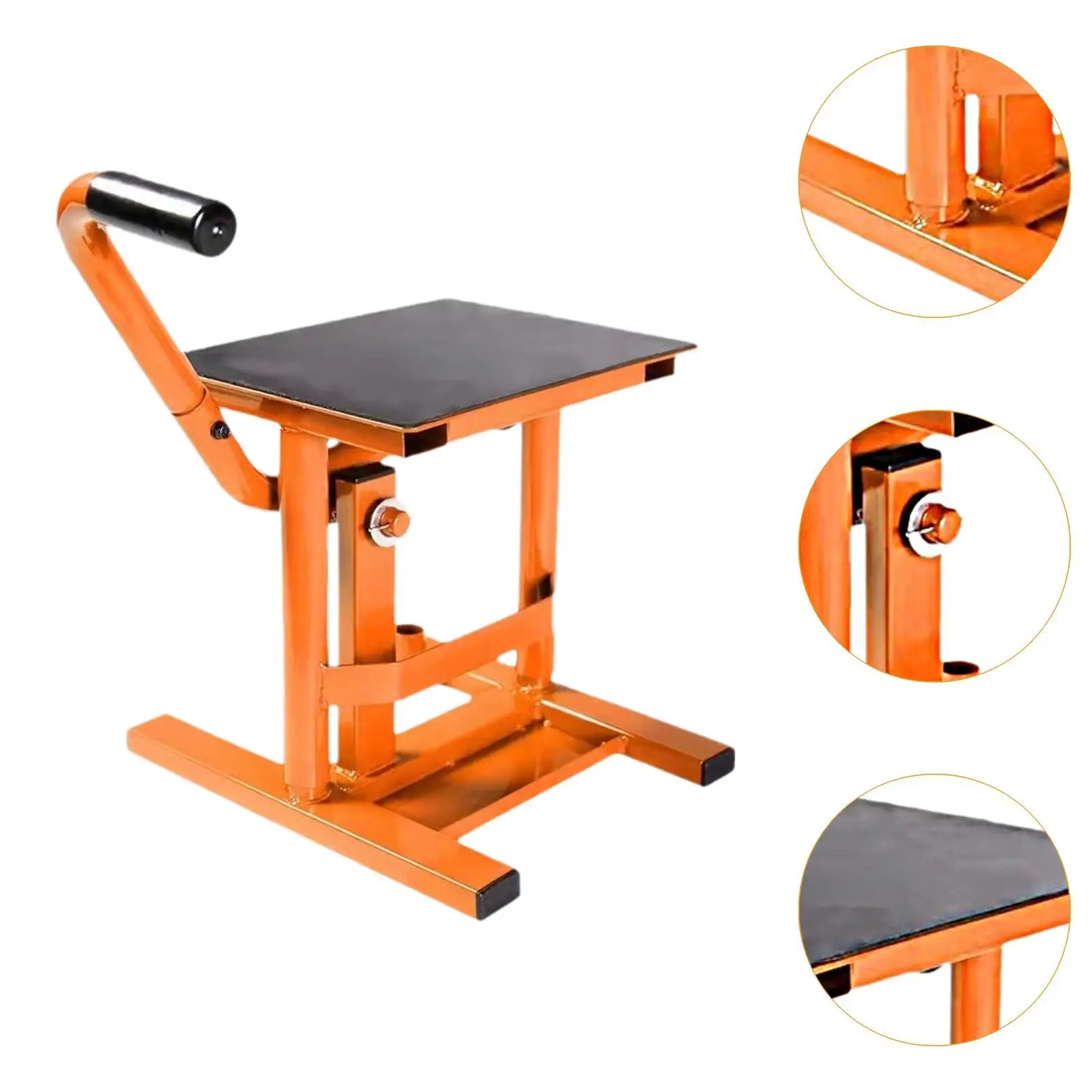 Podnośnik motocyklowy Stojak do podnoszenia Wysoka wydajność Profesjonalny podnośnik do części naprawczych o wysokości 30-41 cm Stół do naprawy rowerów