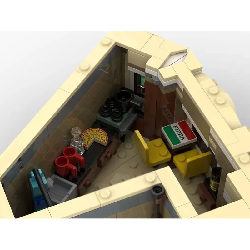 Briques de construction MOC modulaires 11371, extension du premier étage de la rue commerçante, blocs technologiques, jouet de construction DIY de Noël, cadeaux