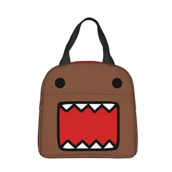 Domo Kun Face Insulated lunch bag Women Kids Cooler Bag Thermal Portable Lunch Box Ice Pack Tote