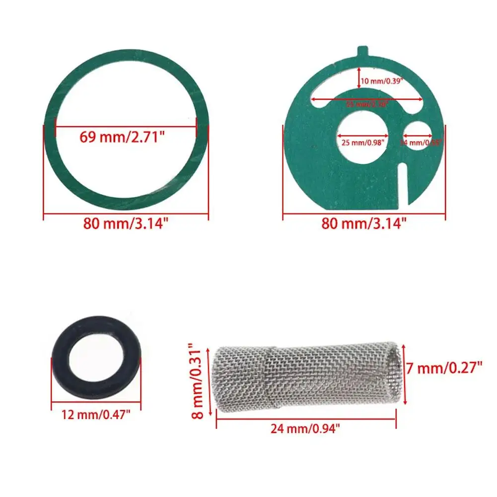 Комплект для обслуживания дизельного стояночного обогревателя для Eberspacher Hydronic D5WZ D5WS D3WZ B4WSC, аксессуары для ремонта