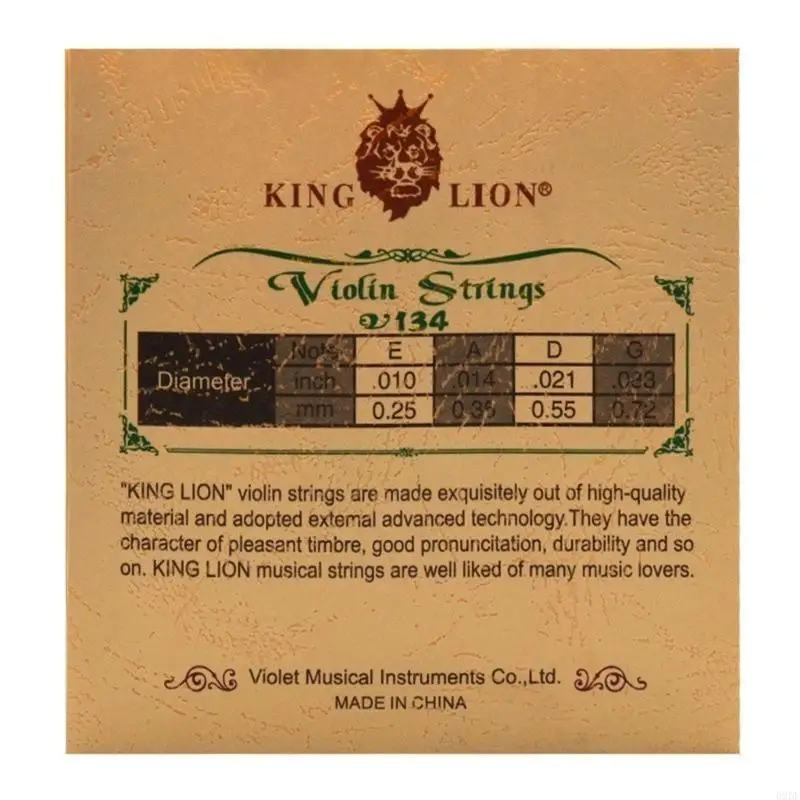 Violin Strings Universal Full Set EADG String Steel Violin Fiddle String