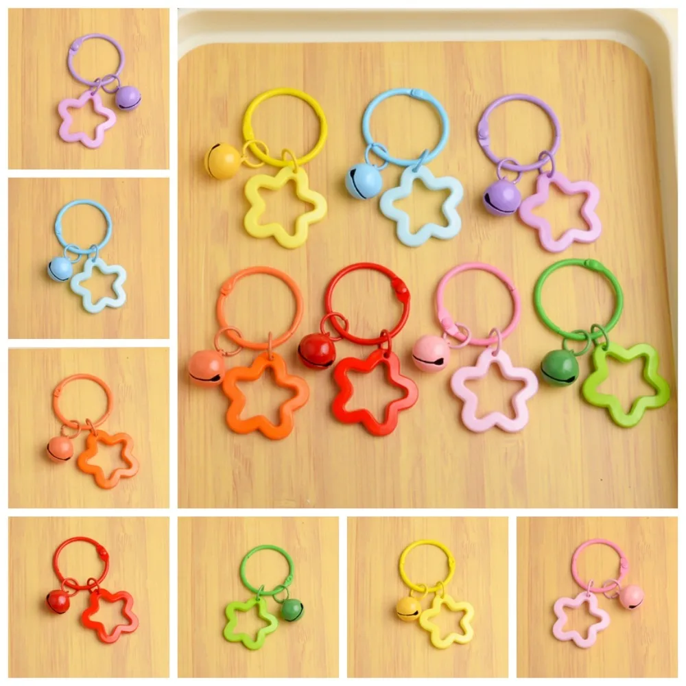 

Металлические брелоки, милая пятиконечная звезда, подвеска, красочная смола, искусственная кожа, пятиконечная звезда, подвеска, ювелирные изделия