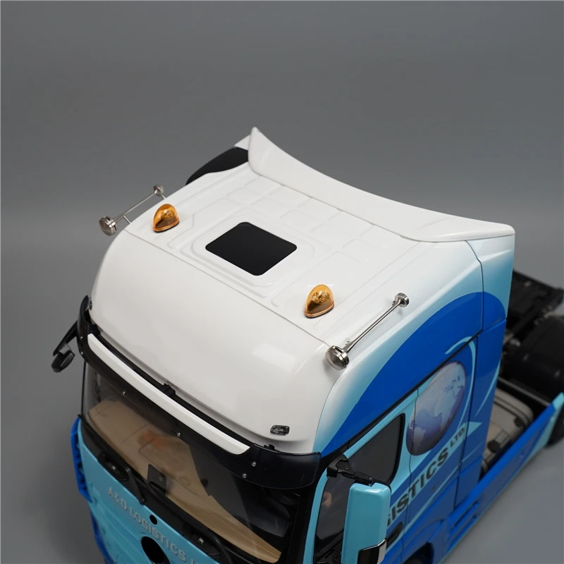 RL-650 360 درجة الدورية ضوء تحذير أضواء الهندسة ل 1/14 حفارة تاميا مركبة يتم التحكم بها عن بُعد سكانيا 770S فولفو بنز رجل لعبة #6