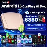 CarlinKit 8G + 256G/128G Android 15 Ultra CarPlay TV Box compatible con Netflix IPTV GPS inalámbrico CarPlay y Android Auto Smart Car Video Box