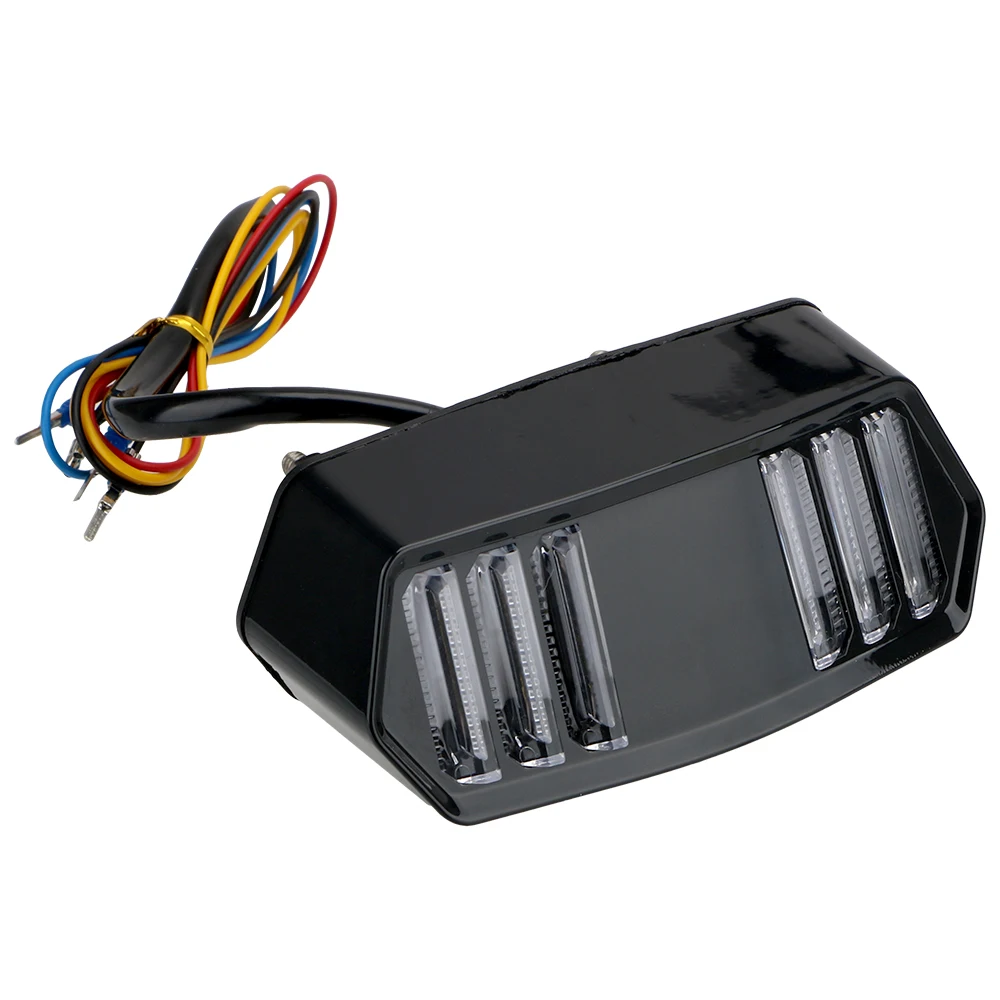 Tylne światło motocykla Led tylne światło hamowania lampa 12V dla Honda MSX125 CBR650F CTX700 CTX700N wskaźnik kierunkowskazu