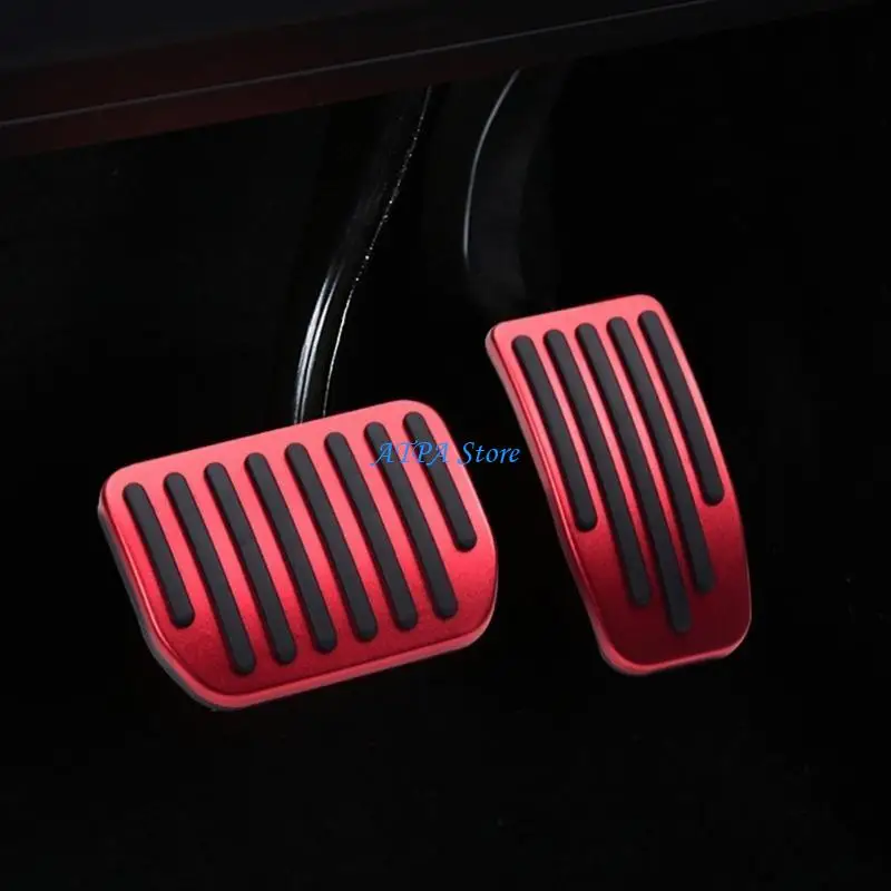 

U13C Car Nonslip Foot Rest Plate No Drill Footrest Pedal Cover Foot Treadle Cover Pad