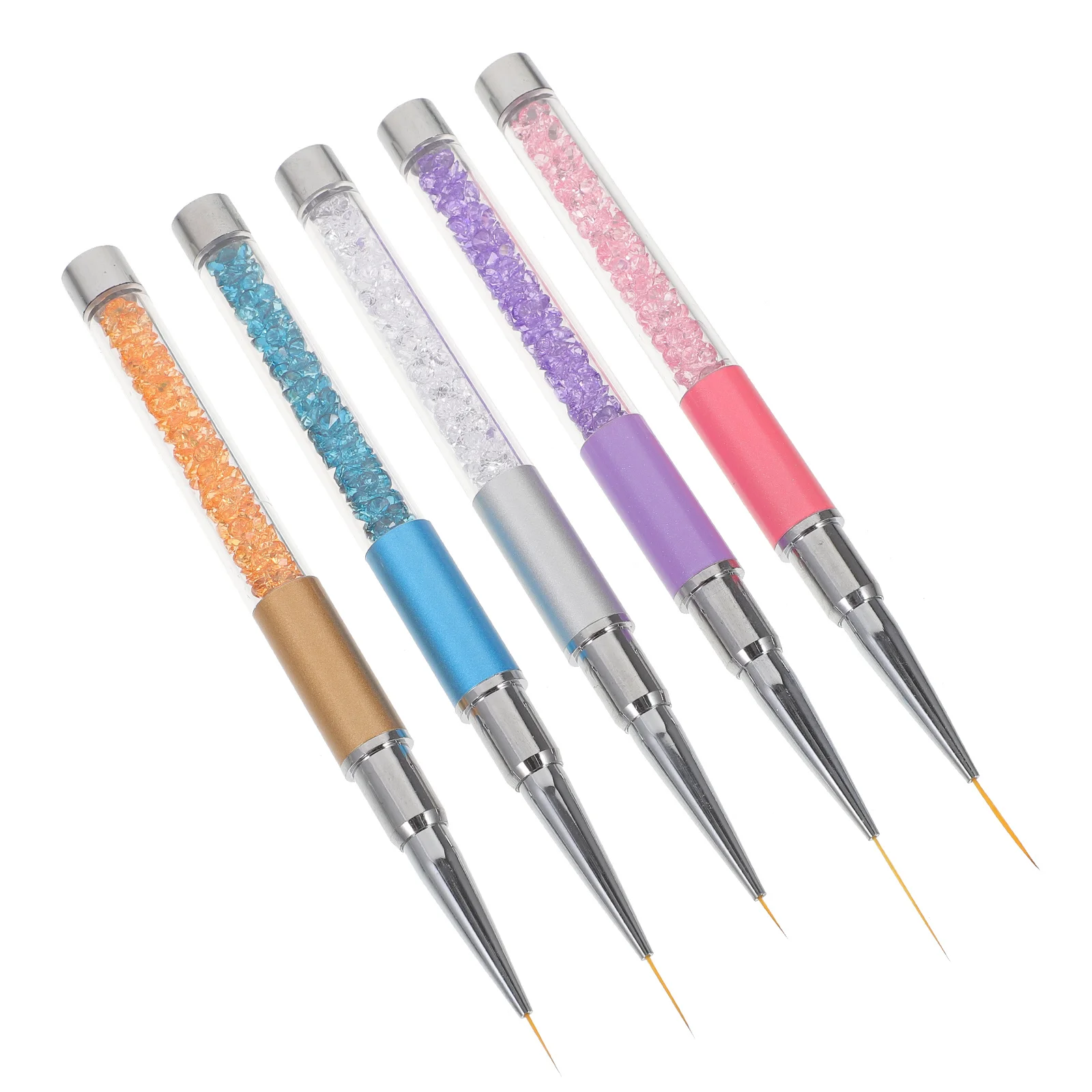 

5Pcs Nail DIY Drawing Pen Premium Manicure Art Tool for Intricate Patterns Fine Lines Easy to Hold Ideal for Home and