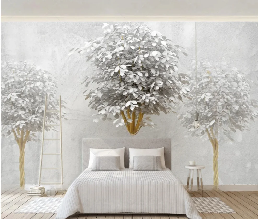 

Обои нестандартного размера, рельефное дерево с цветами, фреска в виде дерева, гостиная, спальня, украшение дома, фото, художественные 3d обои