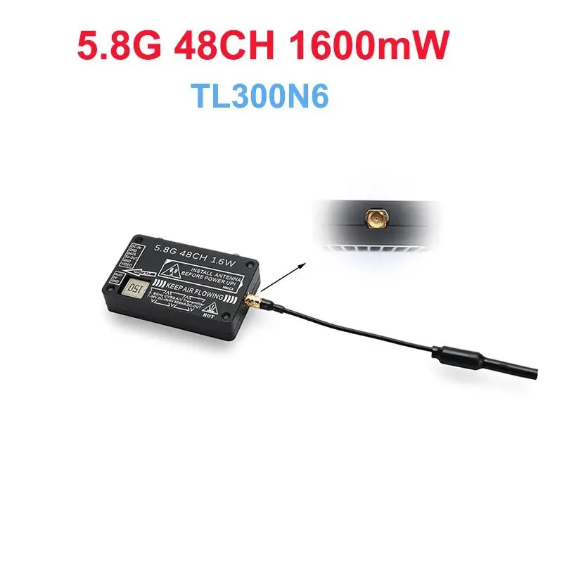 

TAROT-RC 5.8G 48CH 1.6W Image Transmission PAL/NTSC 7-36V DC MMCX Antenna For RC FPV Long Range Racing Drone Quadcopter