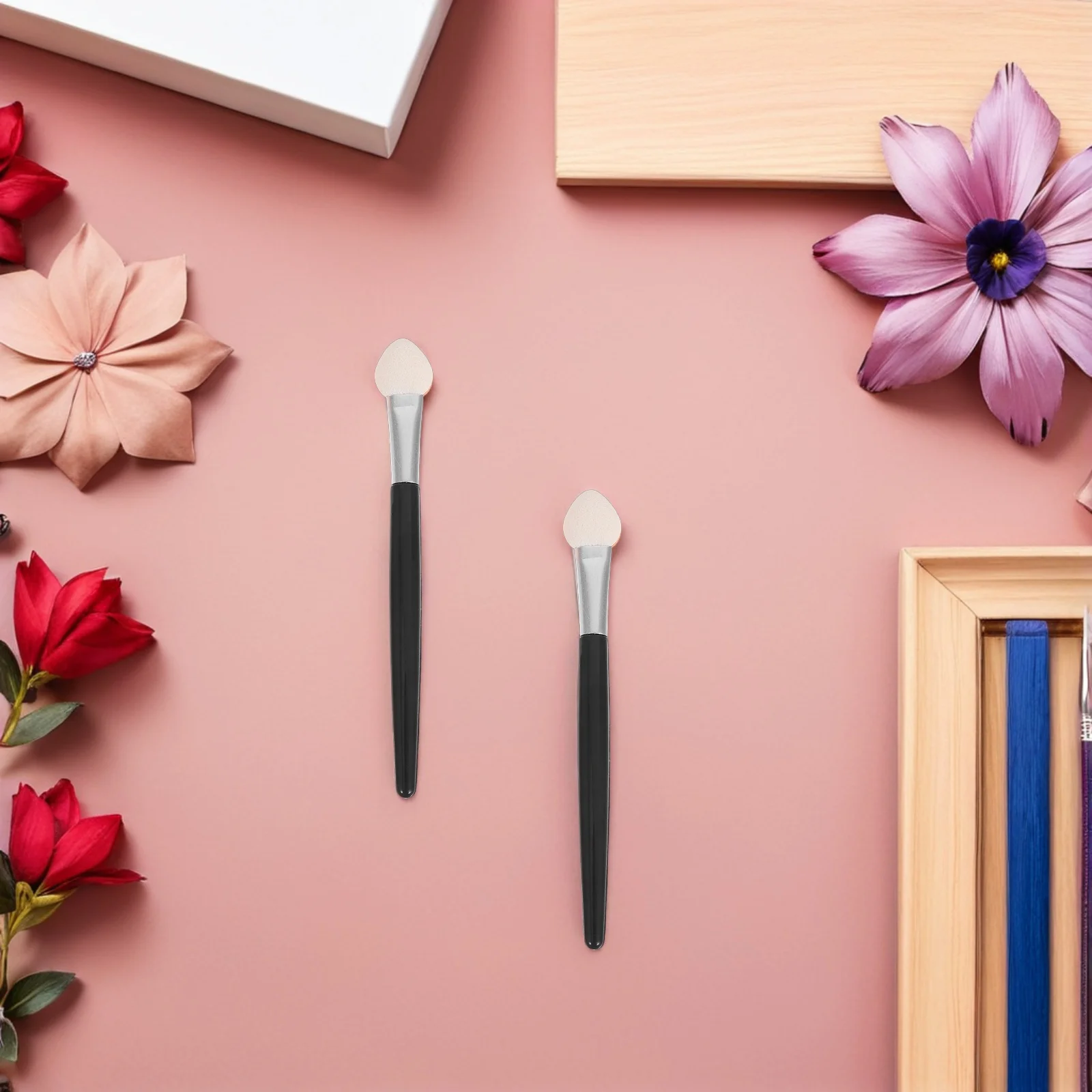 70 قطعة من فرش الطلاء الإسفنجية، أدوات مزج متعددة الأغراض لصنع البطاقات، لوحة زيتية بألوان مائية ذاتية الصنع #1