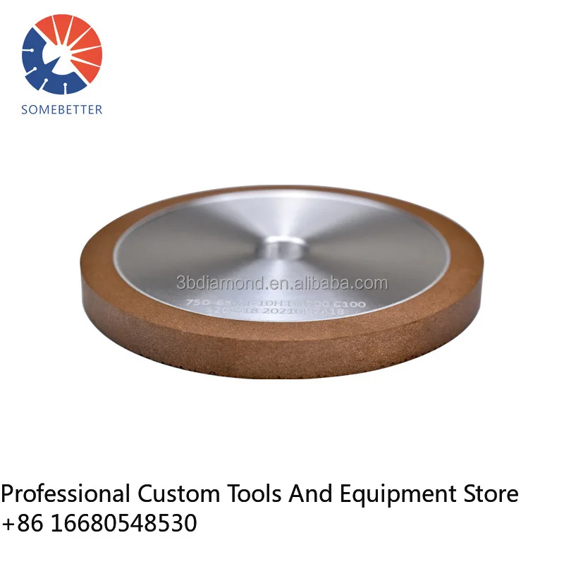 

GH1A1 Flat Shaped Resin Bond Diamond Wheel Cup-shaped Resin Grinding Wheel Carbide ening Knife ening