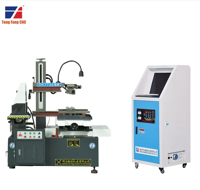 Fast Speed Mini DK7720 Wire Edm Cnc Machine Dk77 With Molybdenum Cutting