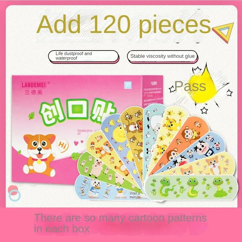 120pcsCar Anti-collision Strip Cartoon Creative Butt Anti-collision Silicone Pad Anti-scratch and Waterproof Cute Cars Sticker