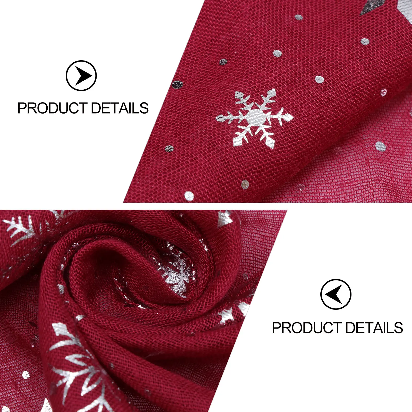 

1 шт. шарф со снежинками, праздничный рождественский узор, мягкая ткань премиум-класса, модная шаль с запахом на шею для повседневного или официального ношения