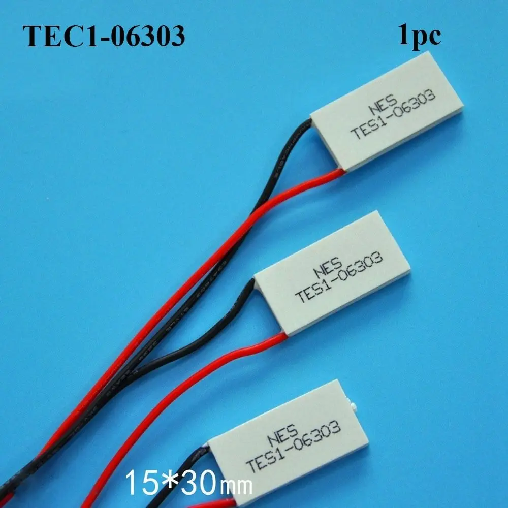 30x30mm Semiconductor Cooling Sheet 15x30mm 40x40mm Refrigeration Plate TEC1-12702 TES1-12704 Mobile Phone Cooling Refrigeration