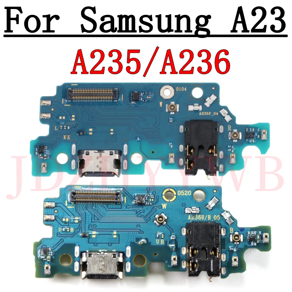 USB Charger Port Flex Dock Connector USB Fast Charging Board For Samsung Galaxy A23 5G A235F A235U A236B A236N