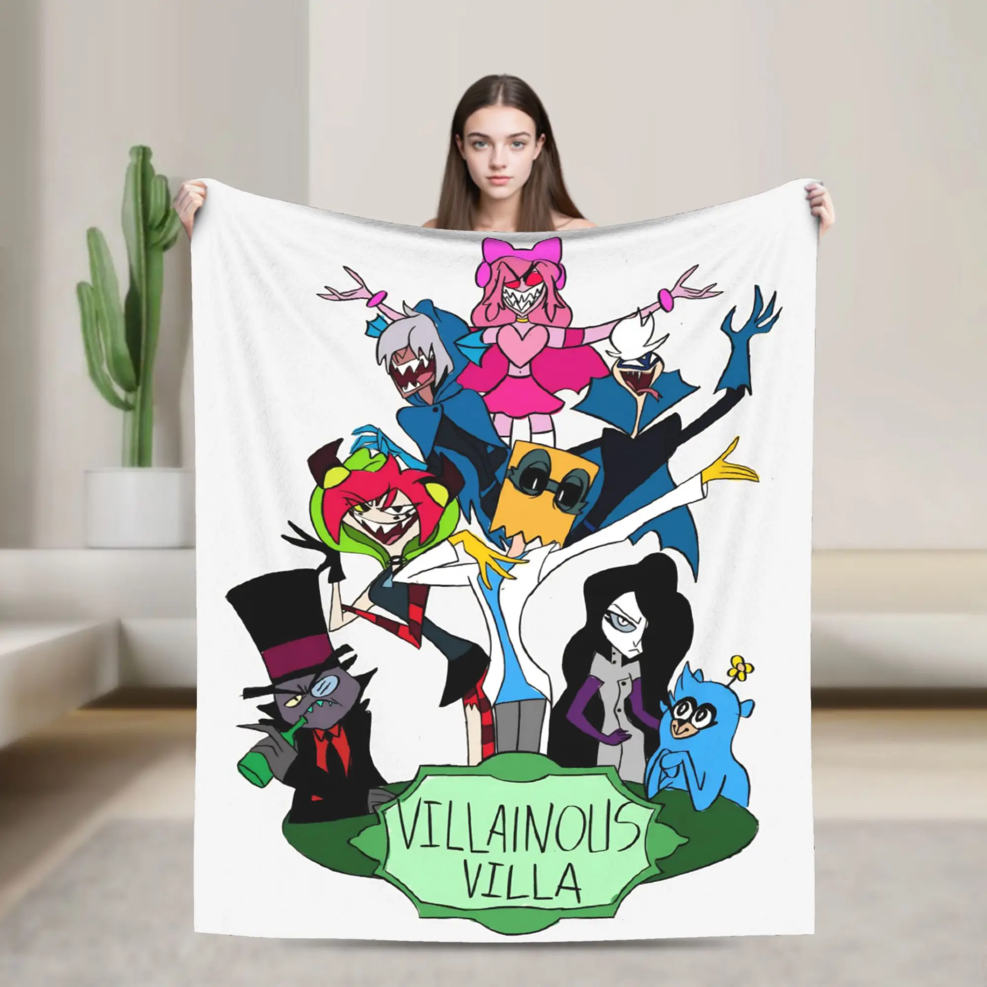 Villainous Comdy Blanket Super Soft Cozy  Throw Blankets for Bed 50x60 Inch Multi-size Bedding Throws