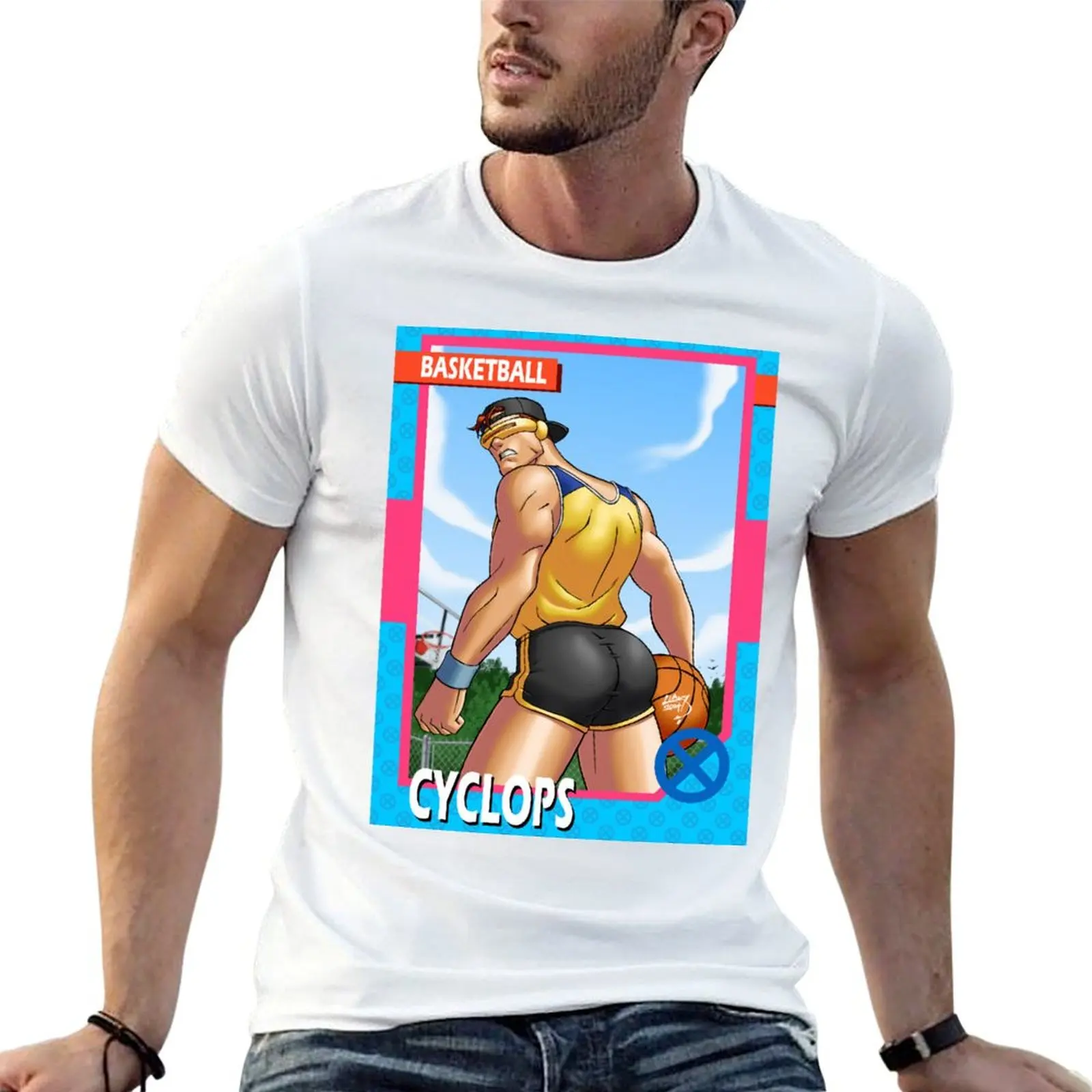 SS97 Футболка с баскетбольными картами, мужские футболки, хлопковые футболки, дизайнерская футболка