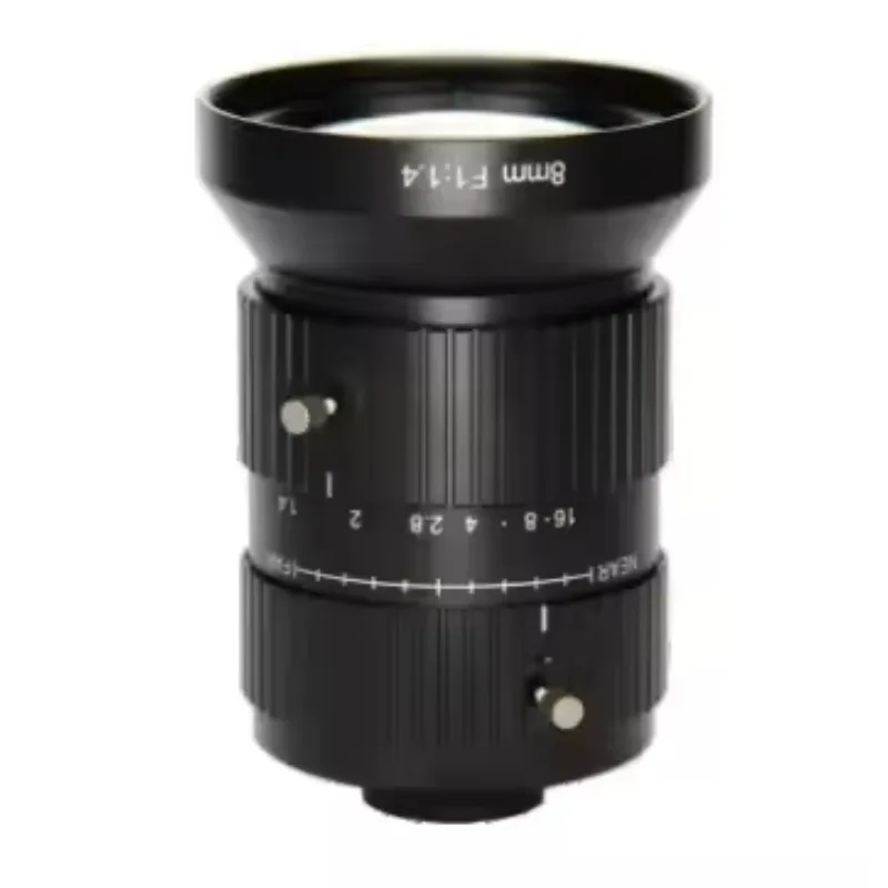 Multifocal Length 8mm  C Mount FA Lens Machine Vision Industrial Lenses for Gige Industrial Camera