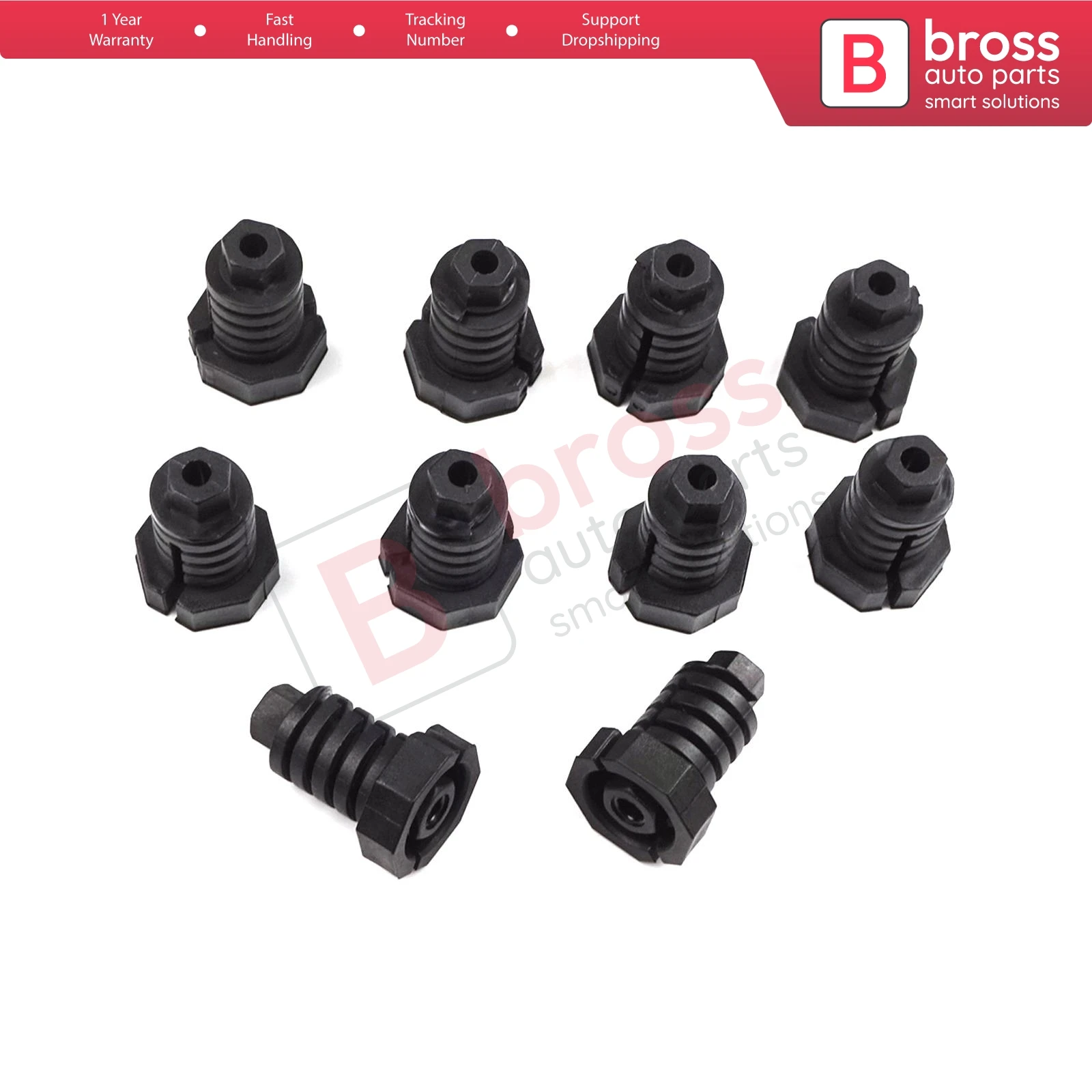 BCF209 10 Pieces Left or Right Headlight Mount Adjusting Adjuster Screw Bolt Fastener 63121387026 for BMW 3 E36 6 E63 E64 Z3 