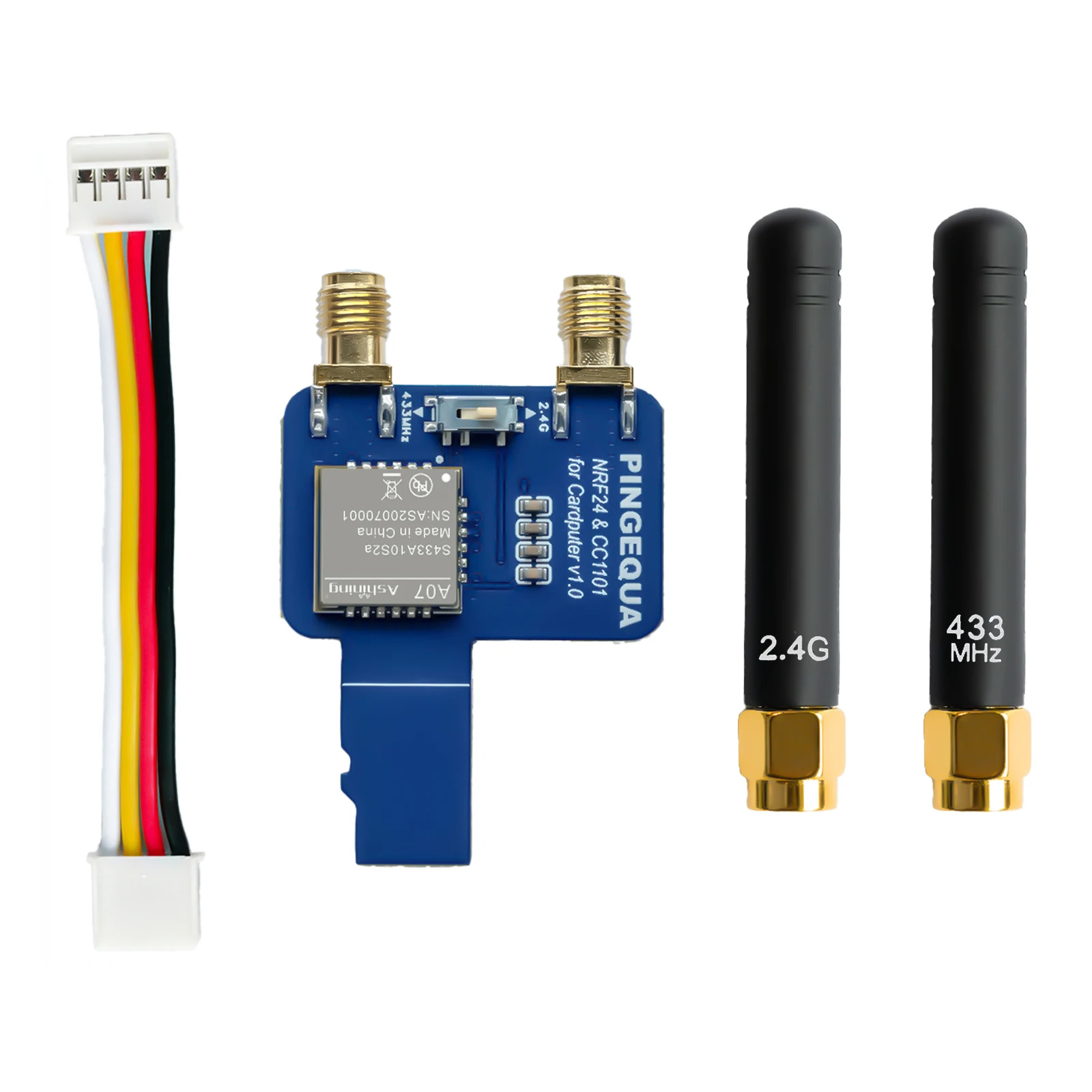 NRF24&CC1101 2-in-1 RF-module voor M5Stack Cardputer, ondersteunt NRF24 2,4GHz en CC1101 433MHz, apparaat compatibel met M5Stack C